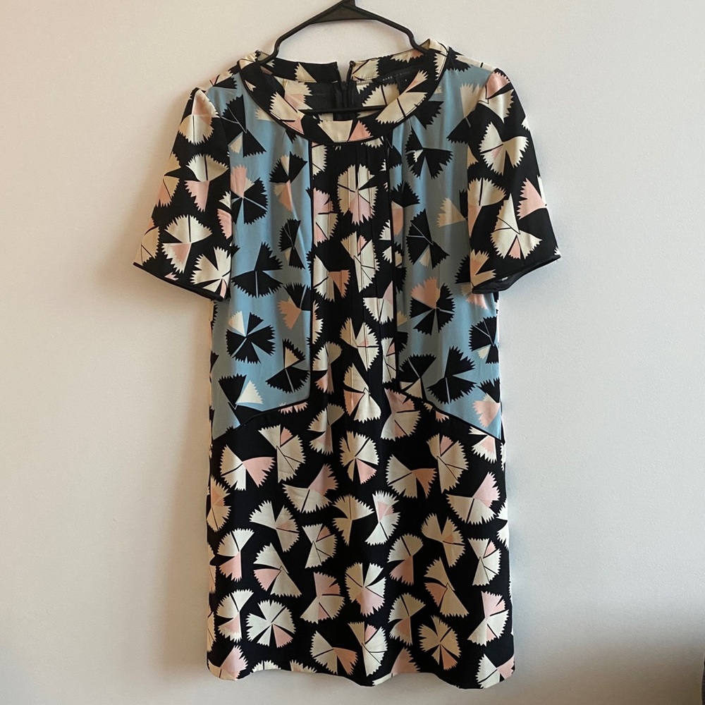 Silk patterned Marc Jacobs shift dress, size 4